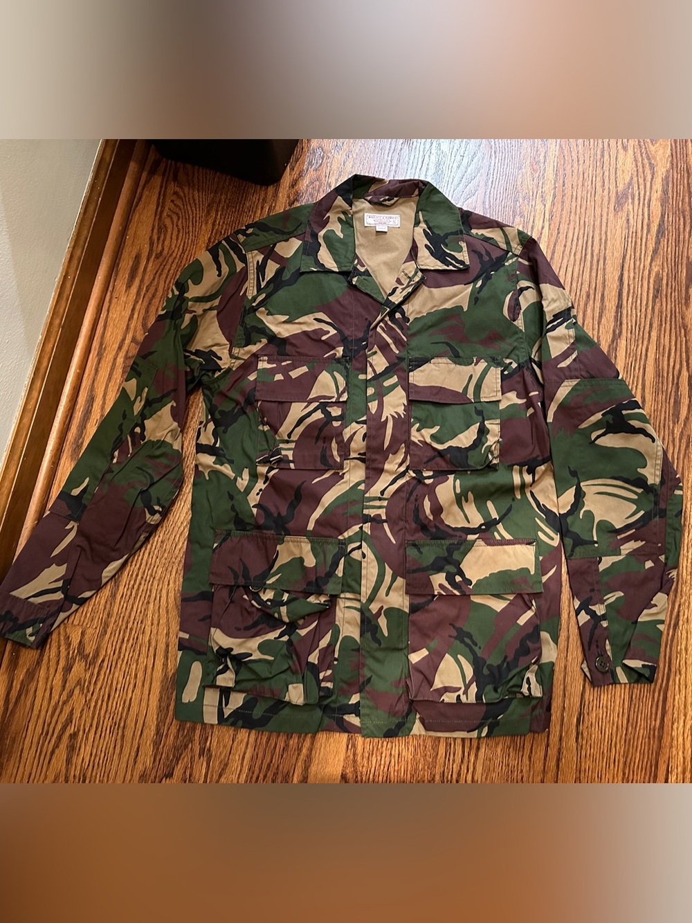 J. Crew Wallace & Barnes Men's Camouflage Field Jacket - Green/Brown Camo